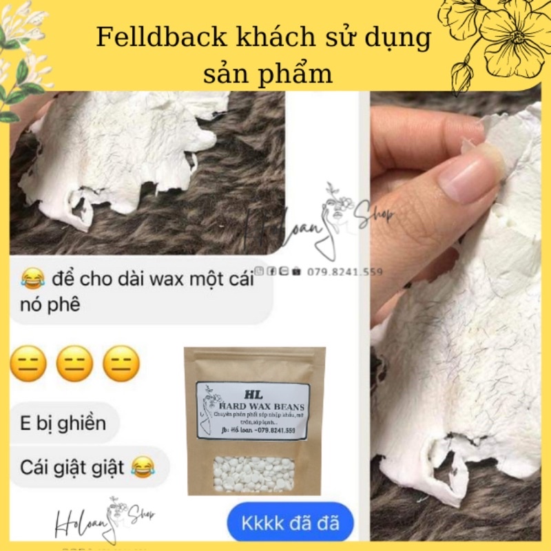 200 gr sáp Hard wax bean, Tặng kèm 50gr sáp, giá siêu hấp dẫn, sáp thơm siêu bám lông