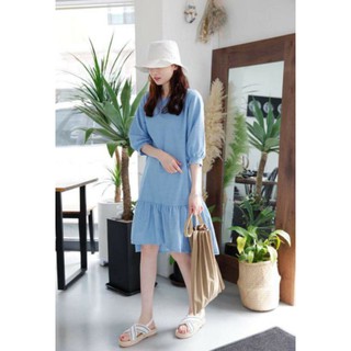 Tt038 - đầm xanh đuôi cá form to hot