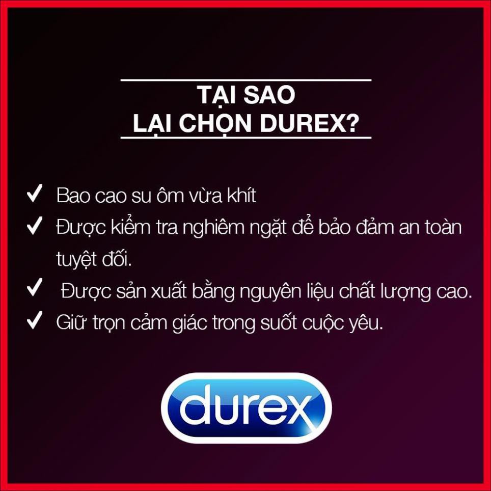 Bao Cao Su Durex Performa(Free Ship) Hàng Chính Hãng, Bao Siêu Mỏng, Chống xuất tinh sớm, kéo dài quan hệ