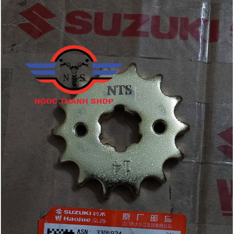 Nhông trước 14 răng GZ GZ150 GZ150A EN EN150 EN150A Hssku125