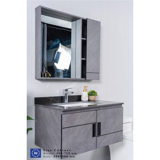 Tủ chậu gương MW D6936
