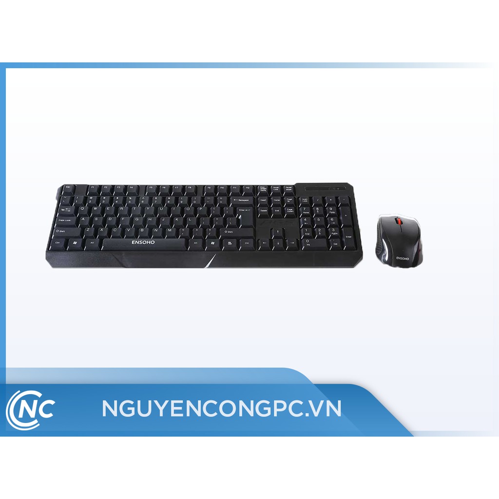 Bộ Bàn phím + Chuột không dây ENSOHO E-113CB