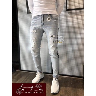 [SIÊU RẺ] QUẦN JEANS NAM RÁCH PHÒNG CÁCH HÀN QUỐC