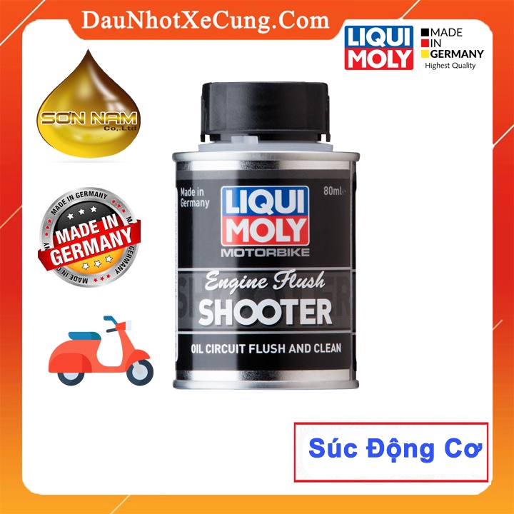 Phụ gia súc động cơ Liqui Moly Motorbike Engine Flush Shooter 7901 - 80ml Nhập Đức