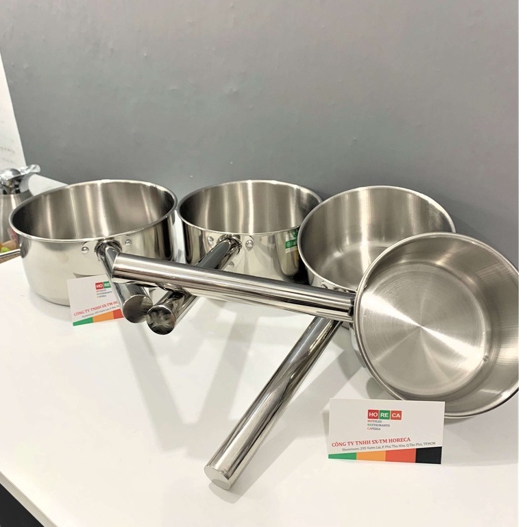 Gáo múc nước lèo [inox 304] nhiều size, ca múc nước lẩu, inox dày sáng bóng