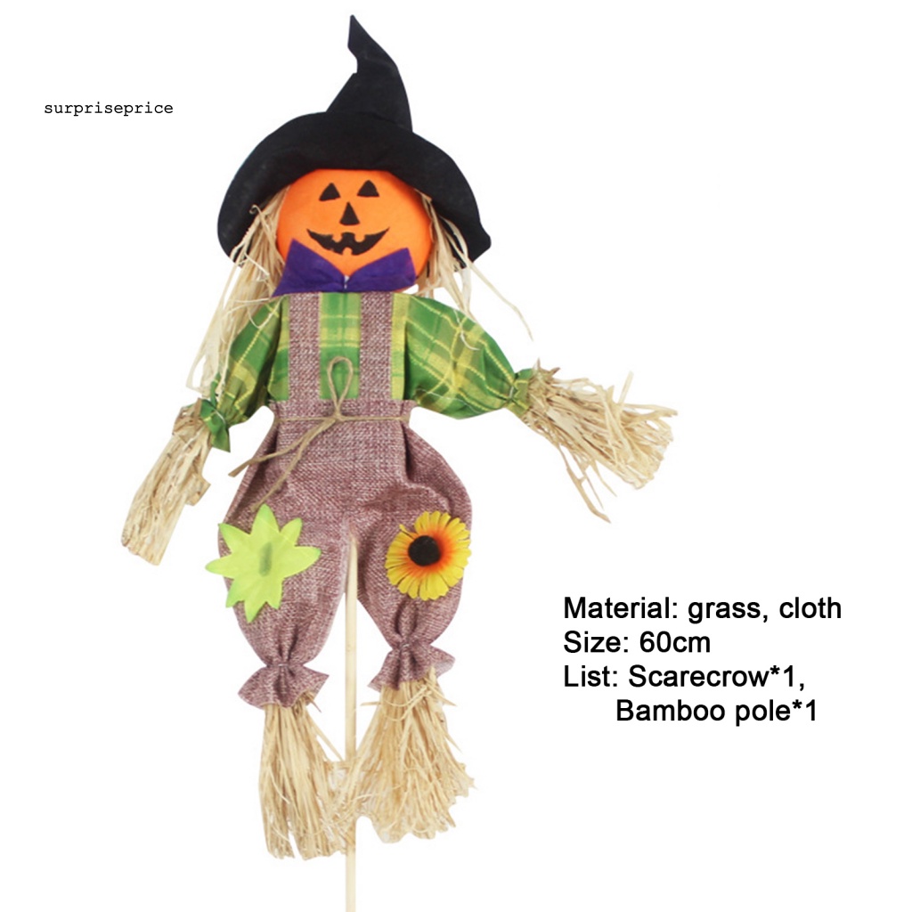 Bù Nhìn Rơm Nhiều Màu Sắc Dùng Để Trang Trí Vườn Lễ Tạ Ơn