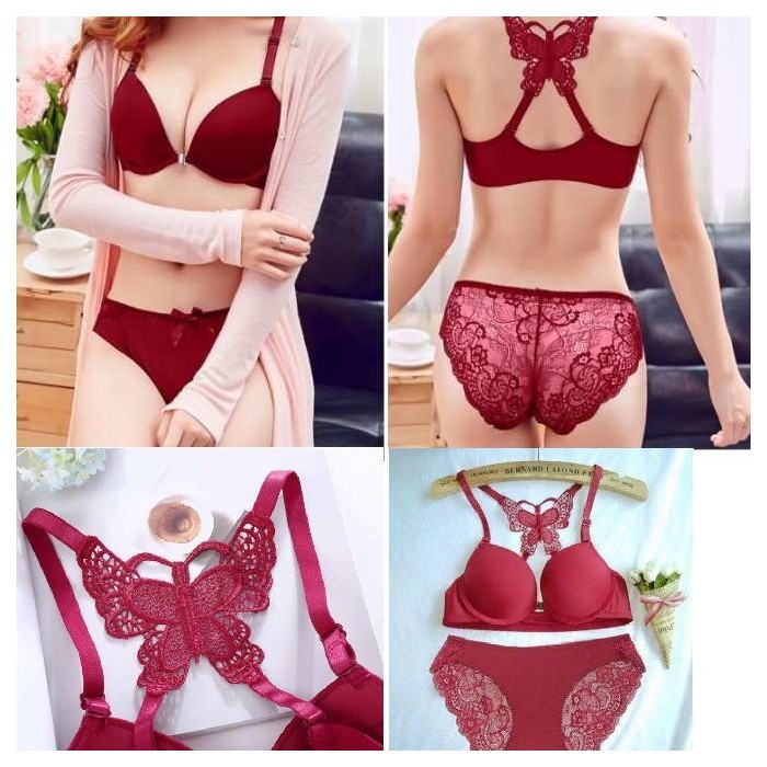 Bộ đồ lót cánh bướm sexy cài ngực trước