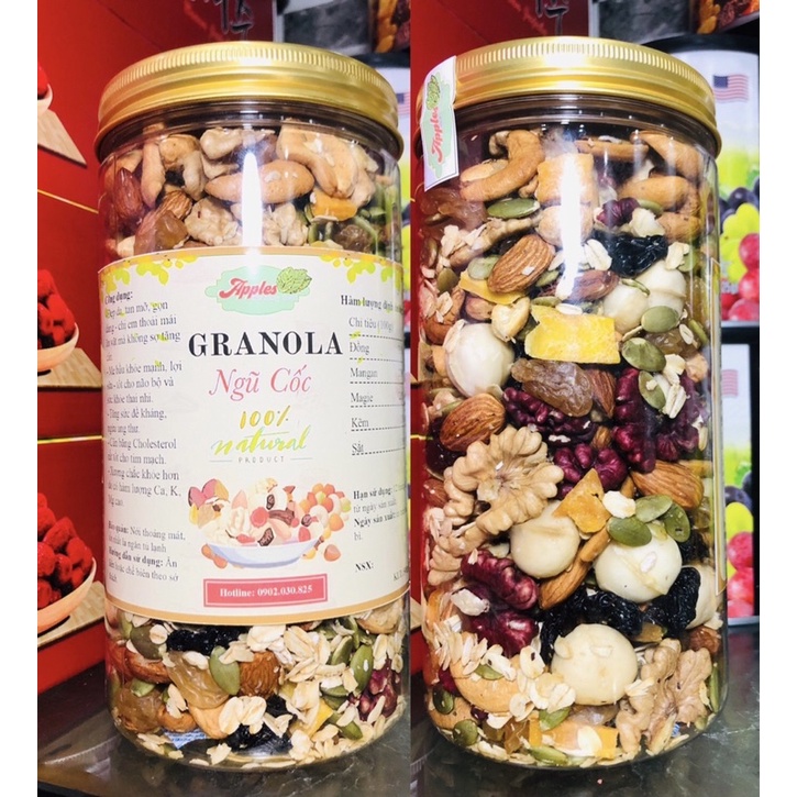 Granola Ngũ Cốc Siêu Hạt 500gr