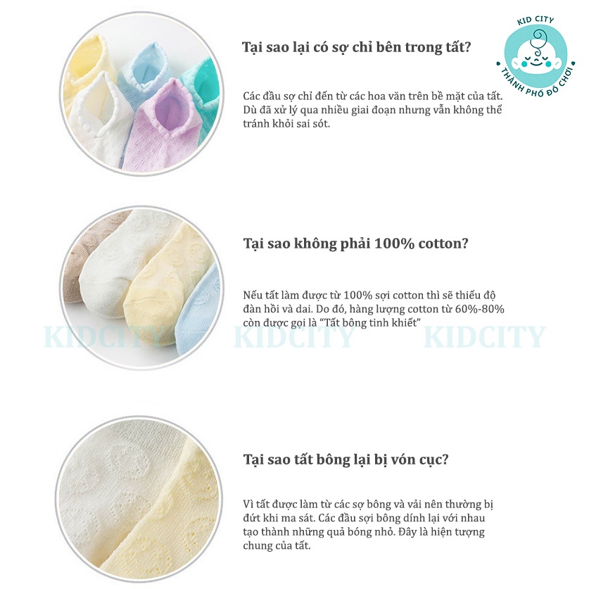 [HOT] Set 5 Đôi Tất Cho Bé, Tất Trẻ Em Chất Cotton Hàng Chất Lượng Cao