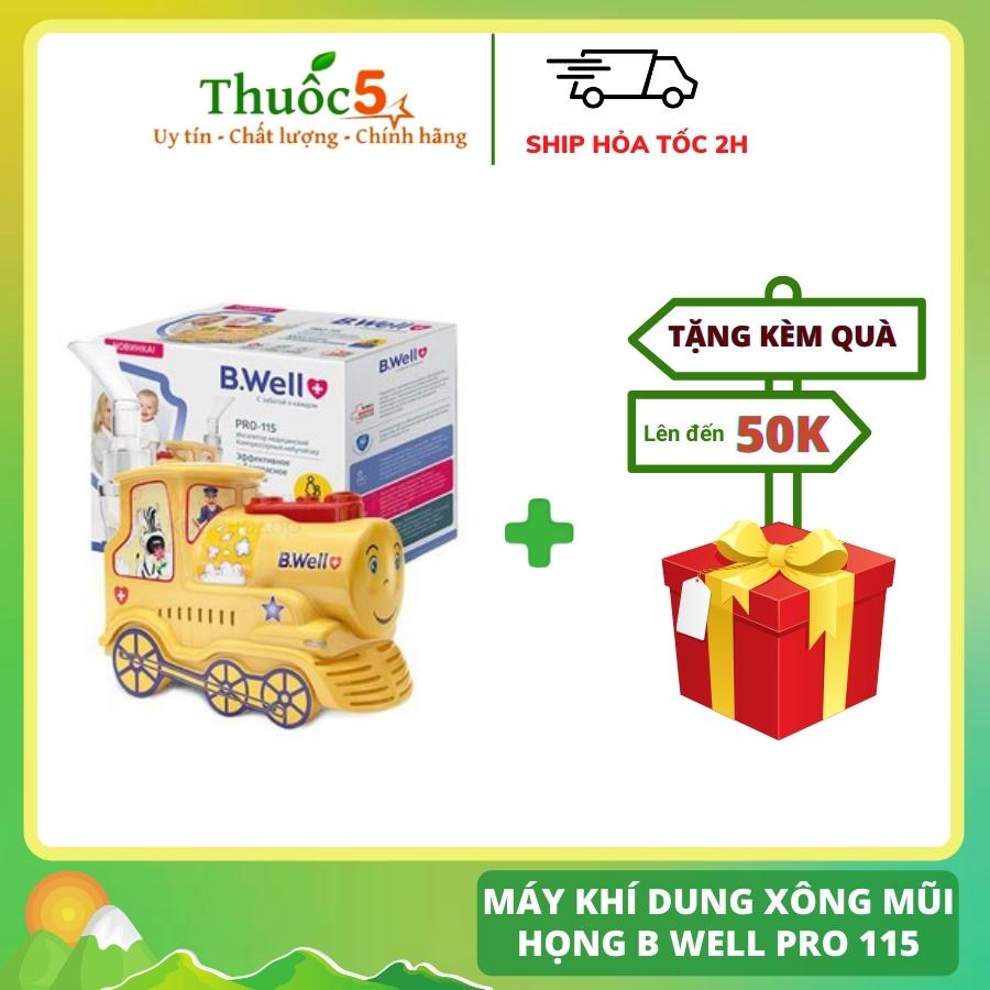 [GIÁ GỐC] Máy Khí Dung Xông Mũi Họng B Well PRO 115 Sản Xuất Tại Thụy Sĩ