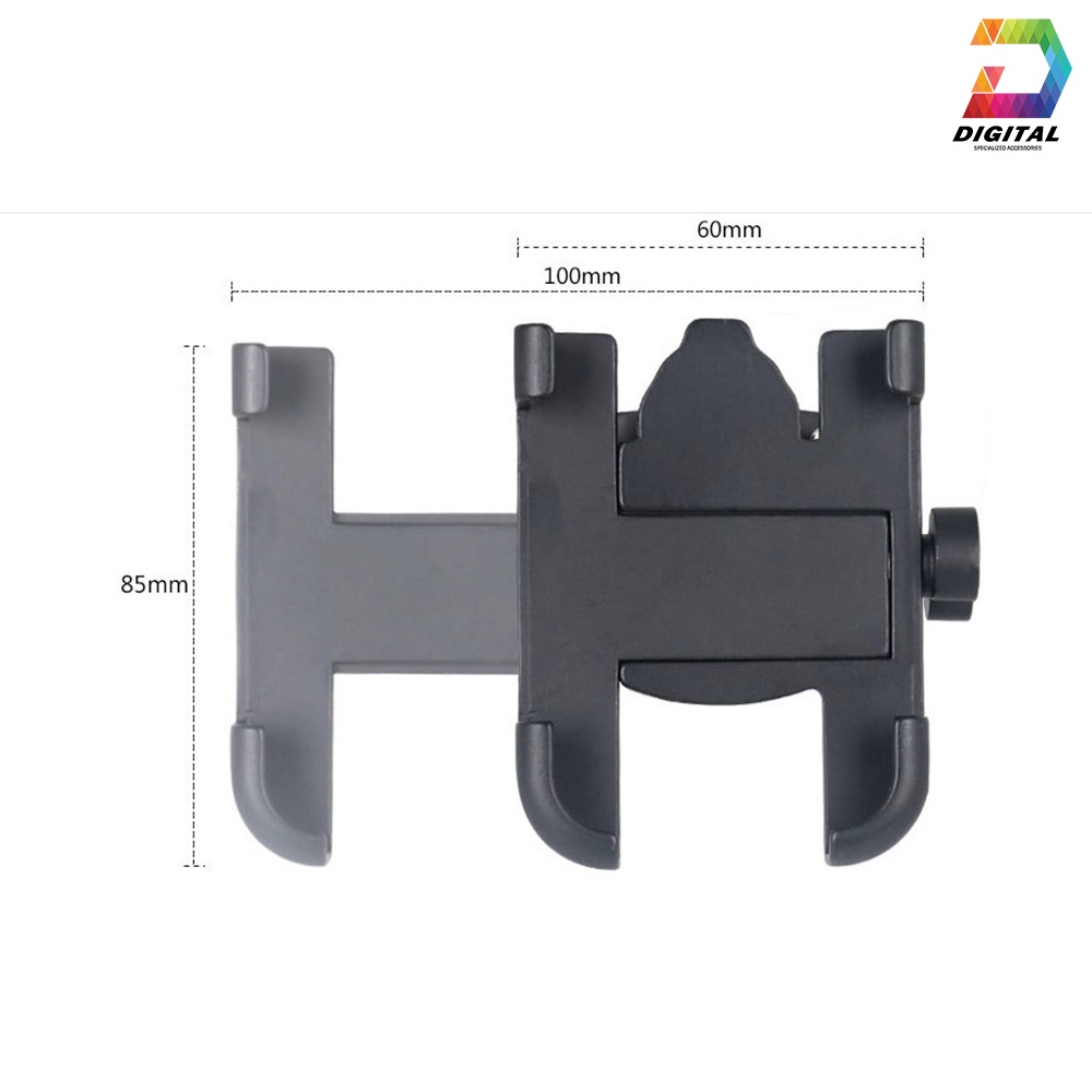 Giá Kẹp Điện Thoại Kim Loại Trên Xe Máy Siêu Chắc