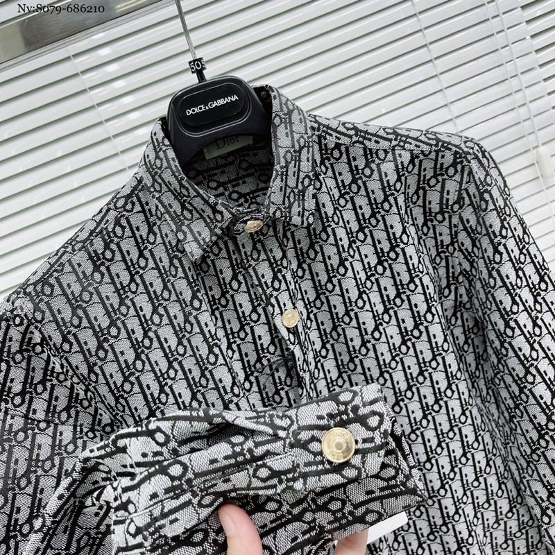 Sơ mi nam vải dệt cao cấp - Sơ mi nam thiết kế thêu