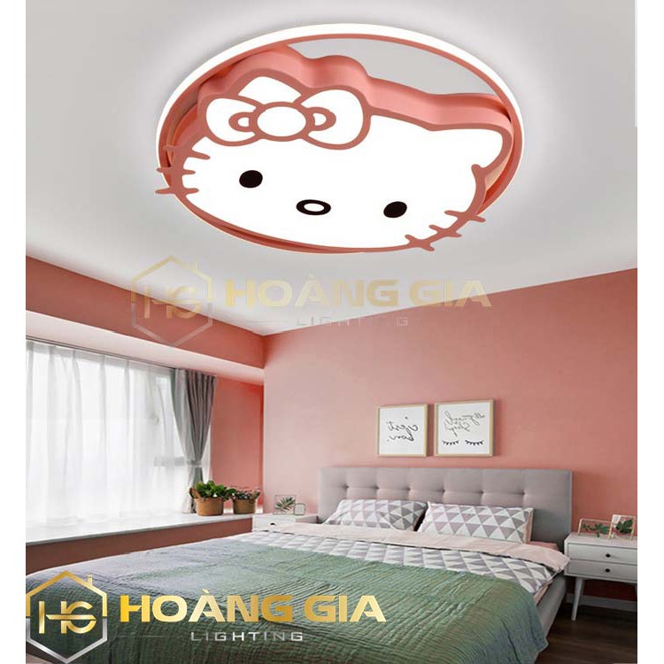 Đèn Ốp Trần - Đèn Led Ốp Trần - Đèn Ốp Trần Phòng Ngủ Cho Bé - Ốp Trần Hình Máy Bay - Đèn Hình Hello Kity