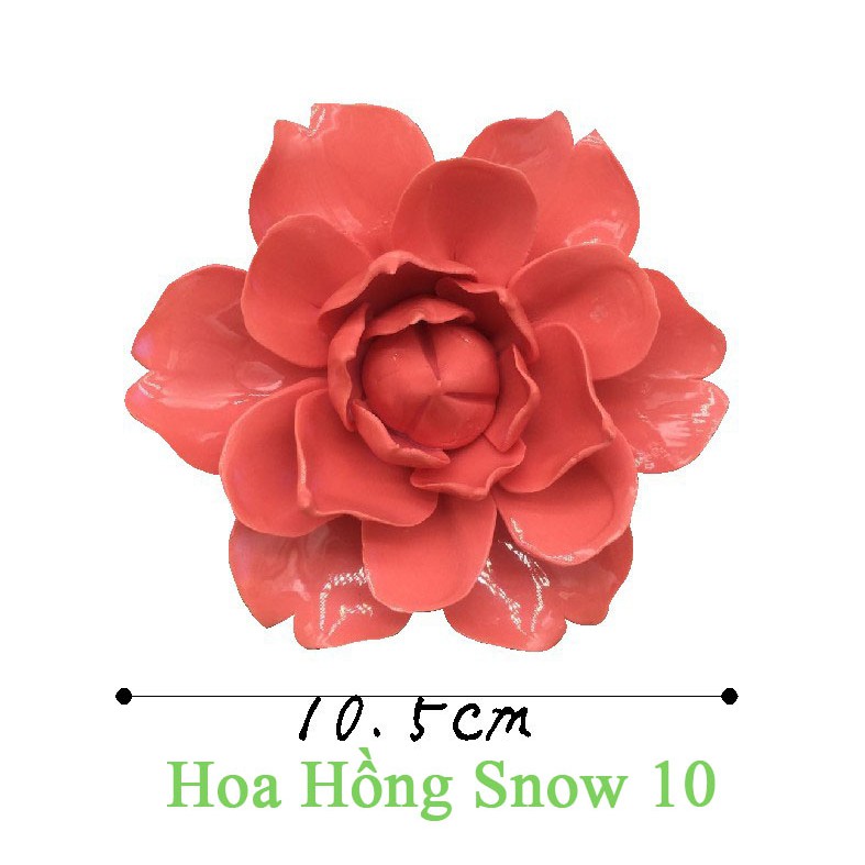 Khuôn Silicon Hoa Hồng Snow đại