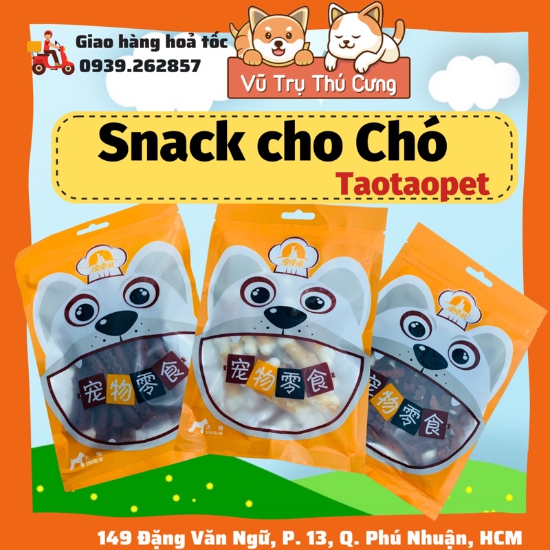 Snack ăn vặt cho Chó Taotaopet, 100g