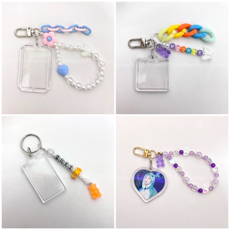 Keyring/Keychain/Móc khoá in ảnh trang trí theo yêu cầu