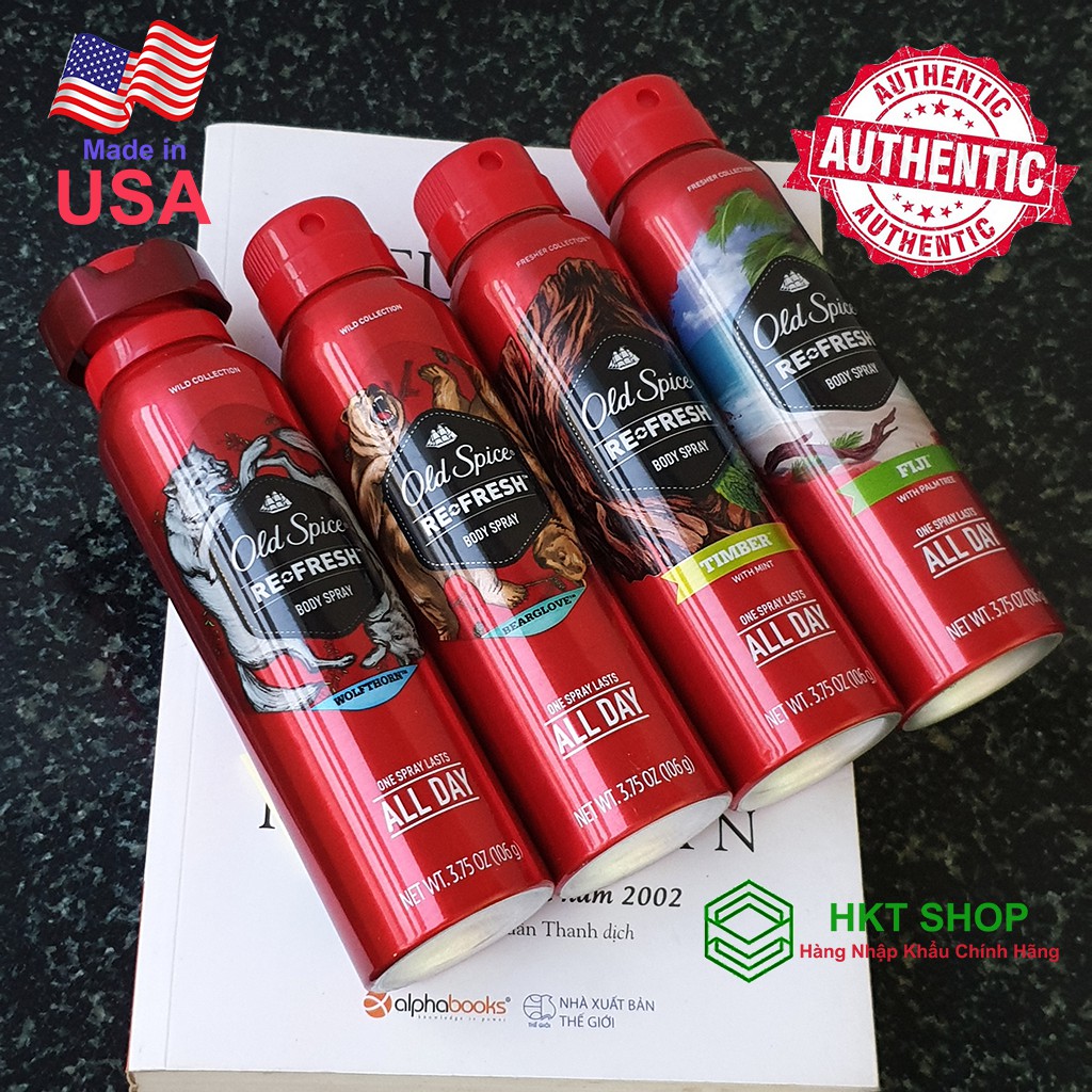 Xịt Old Spice Wolfthorn khử mùi toàn thân 106g - Nhập khẩu chính hãng từ Mỹ giá tốt | BigBuy360 - bigbuy360.vn