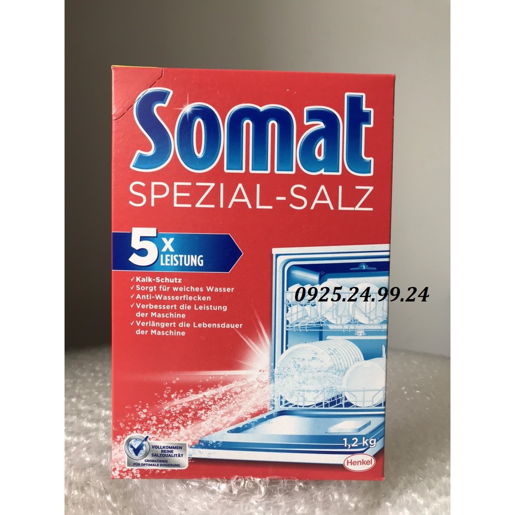 Muối Somat 1.2kg dùng cho máy rửa chén bát