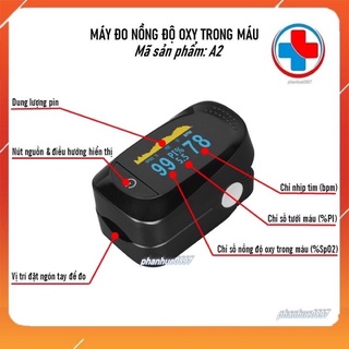 Máy Đo SPO2, Đo Oxy Trong Máu, Đo Nhịp Tim