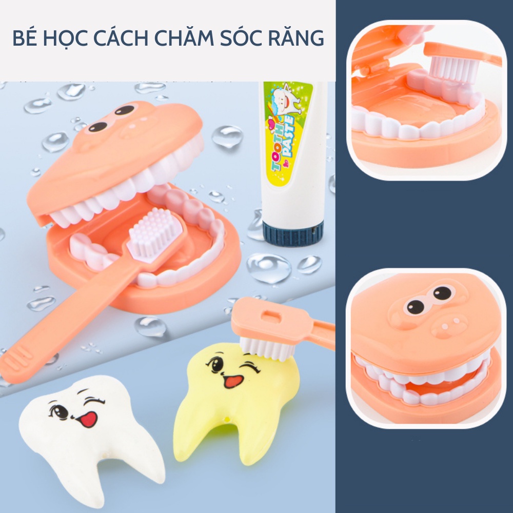 Bộ đồ chơi bác sĩ, bộ đồ chơi y tế nhiều chi tiết cho bé trai bé gái Leboo Kids