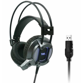 Tai nghe chụp tai chuyên game wangming 9600 - âm thanh 7.1 led đẹp - jack cắm usb - hàng nhập khẩu - không hộp