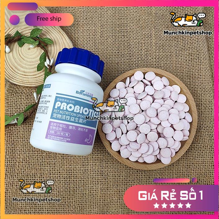 Men vi sinh, men tiêu hóa cho chó mèo MCP, men Probiotic, giảm tiêu chảy, táo bón, biếng ăn, giảm mùi hôi phân