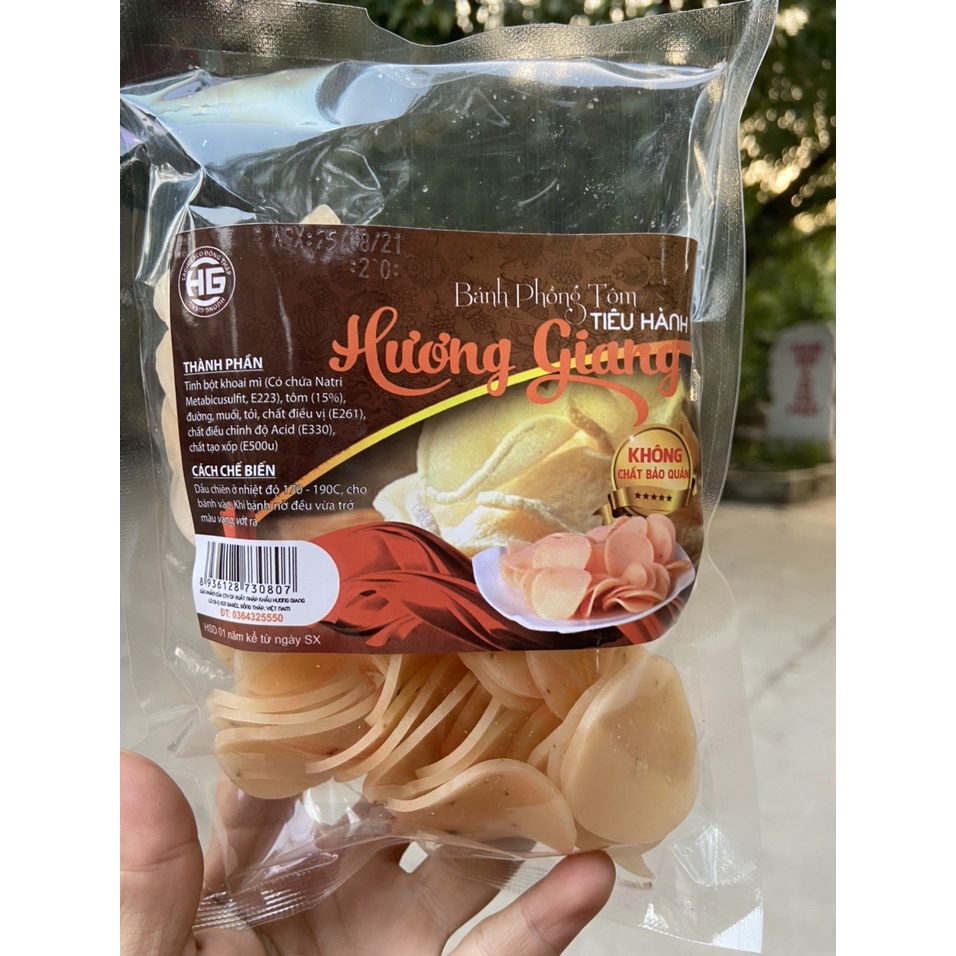 BÁNH PHỒNG TÔM RAU CỦ QUẢ HƯƠNG GIANG 200G