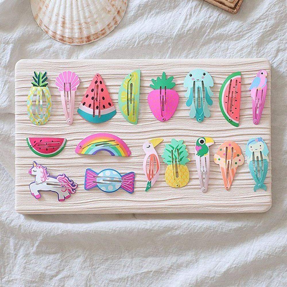 Kẹp tóc hình trái thơm nhiều màu đáng yêu