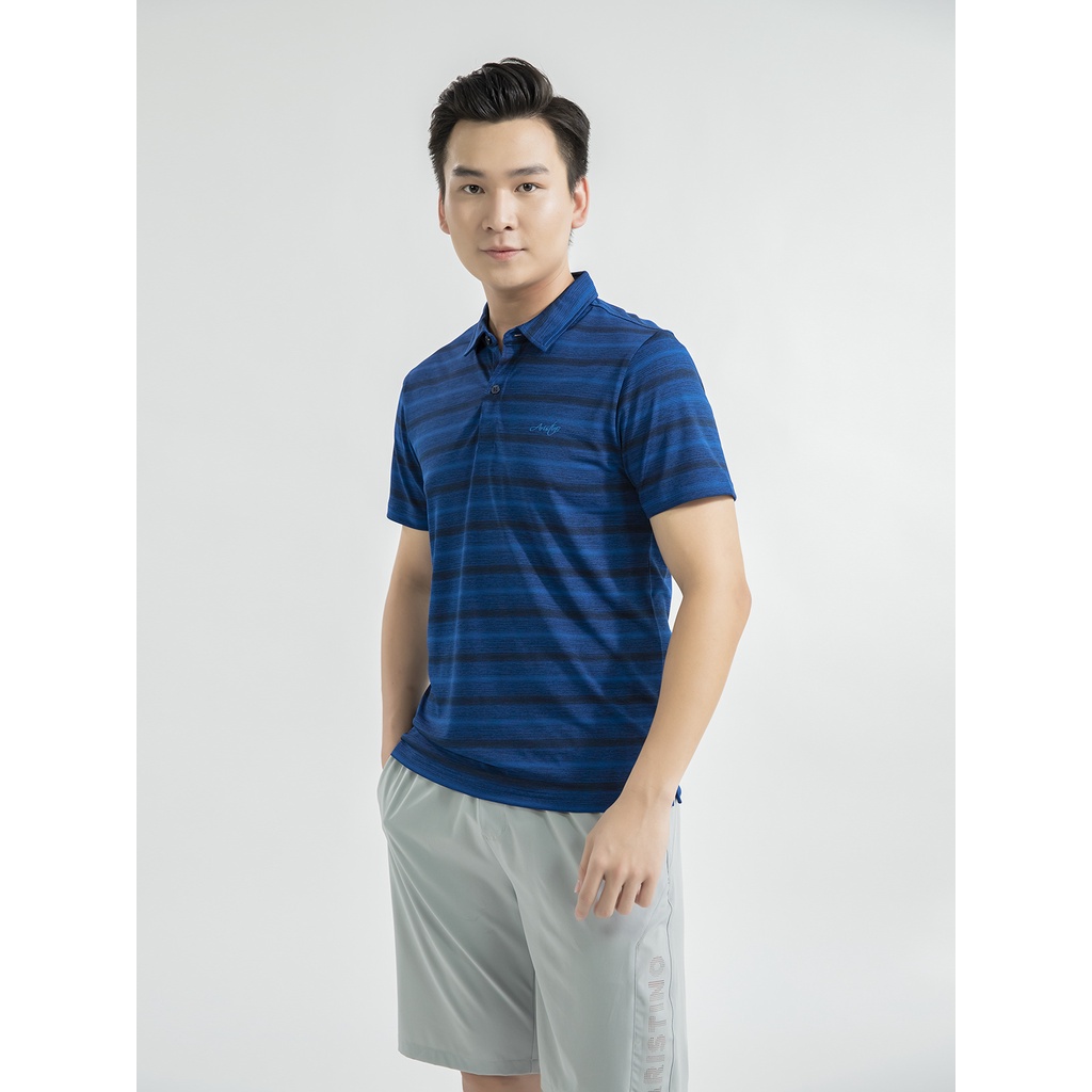 Áo polo nam ngắn tay ARISTINO dáng suông, mặt vải mềm nhẹ, thoáng khí, thấm hút tốt - APS016S2
