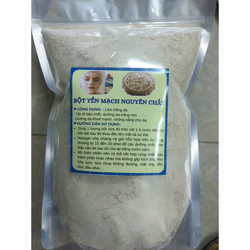 Bột yến mạch đắp mặt giá sỉ 500gr