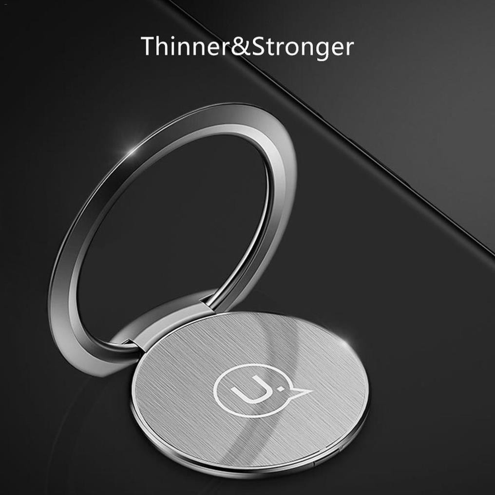 Giá đỡ iRing chính hãng Usams Spinner tích hợp hít xe hơi (Màu ngẫu nhiên)