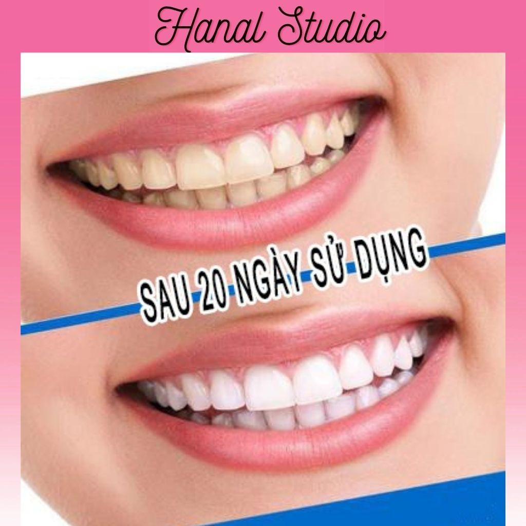 Miếng dán trắng răng tiện lợi 3D White Teeth Whitening Strips Hanal DR01