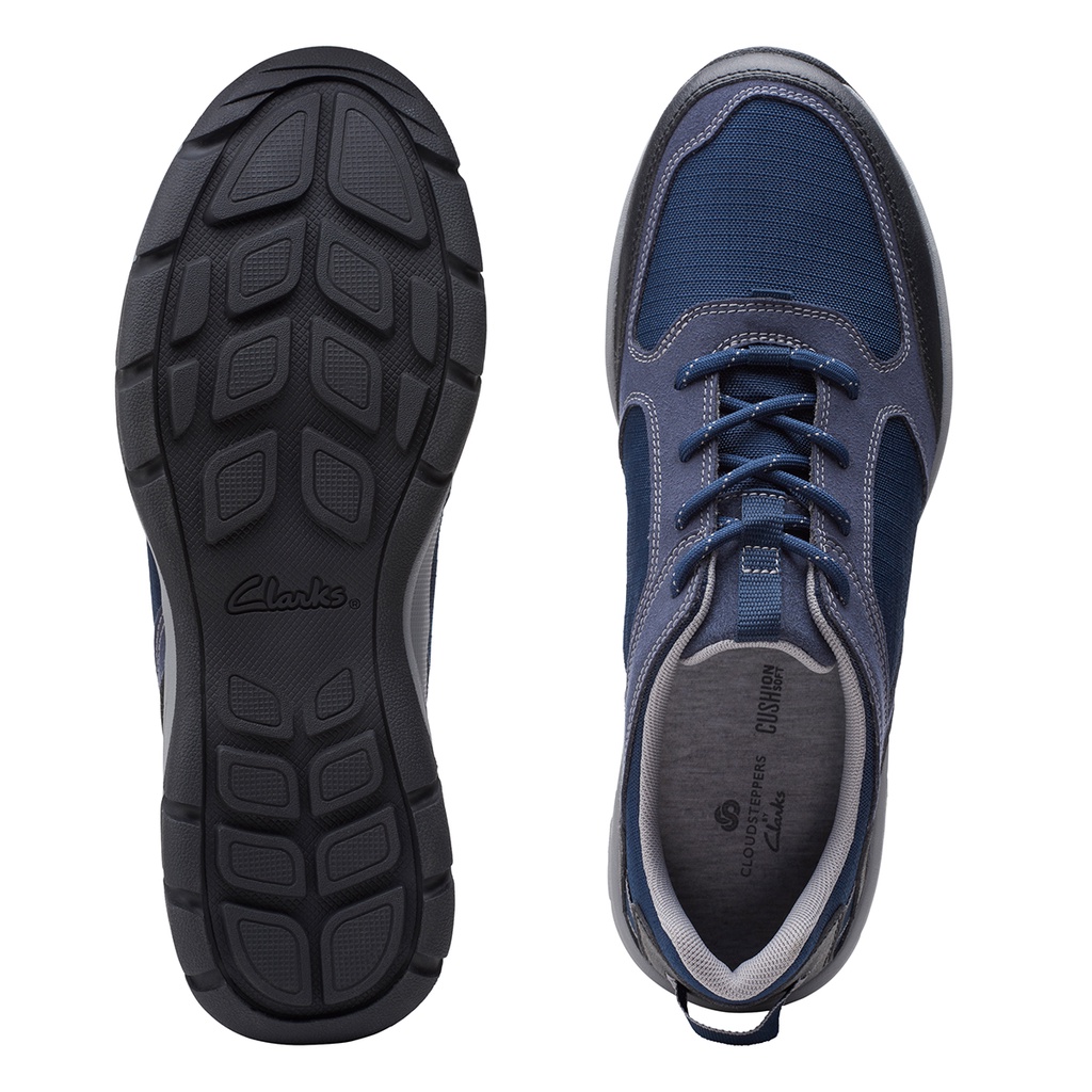 Giày buộc dây nam CLARKS Ervin Lace màu Xanh