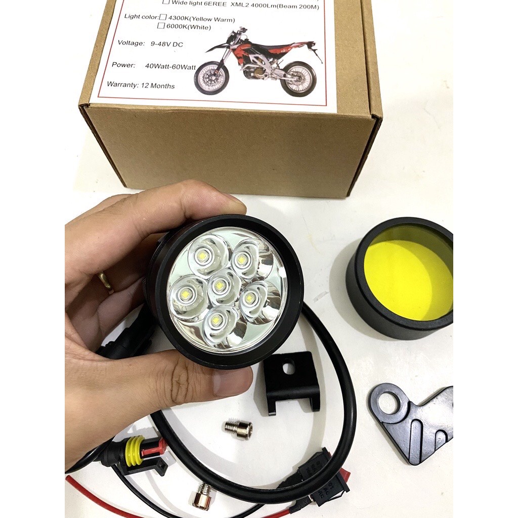 Đèn Trợ Sáng L6x  Loại 1 Full Phụ kiện Bảo Hành 1 Năm