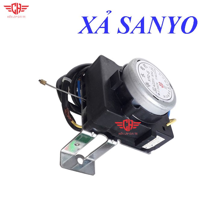 VAn kéo xả máy giặt SANYO đời mới chân sắt van xả máy giặt