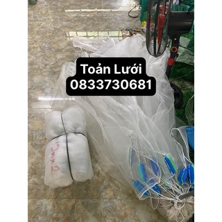 Lưới quét cá - lưới kéo cá - lưới vét cá cao 2m dài 10m 15m 20m túi 4m hàng xịn