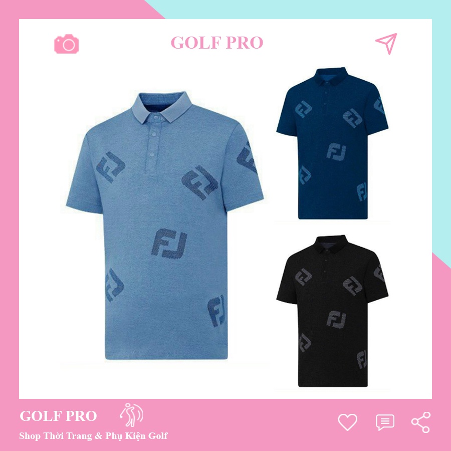 Áo golf nam Footjoy FJ thun ngắn tay thời trang thể thao cao cấp GOLF PRO AN001