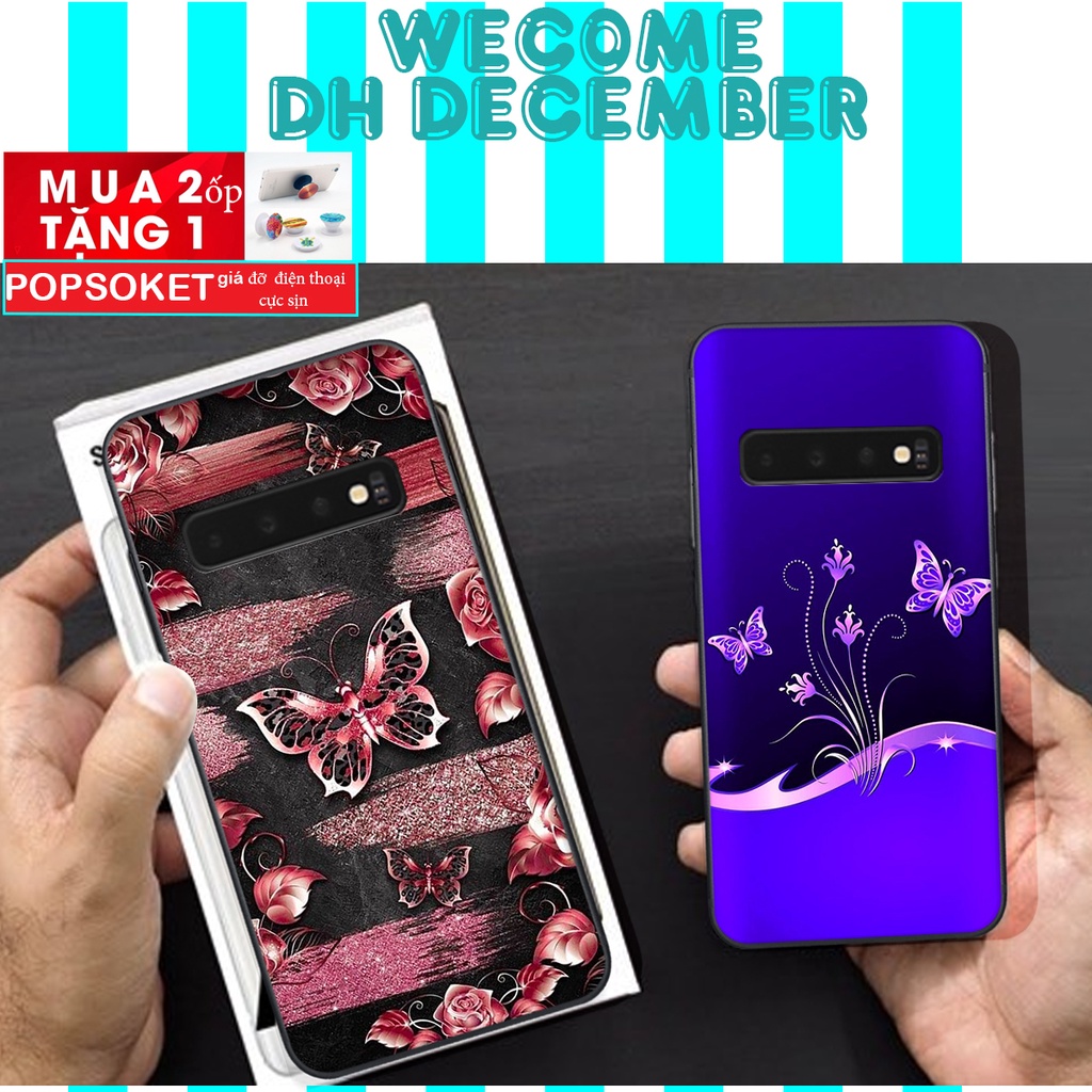 HOT SALE OFF ( 2 ỐP TẶNG 1 POP) Ốp lưng Samsung Galaxy S10 / S10 PLUS in hình hoa tinh tế , mới mẻ DH DECEMBER