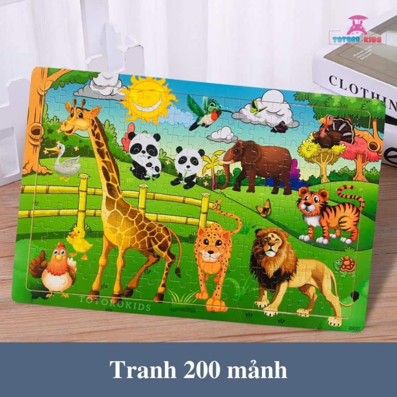 Tranh ghép 200 mảnh ghép cho bé B8