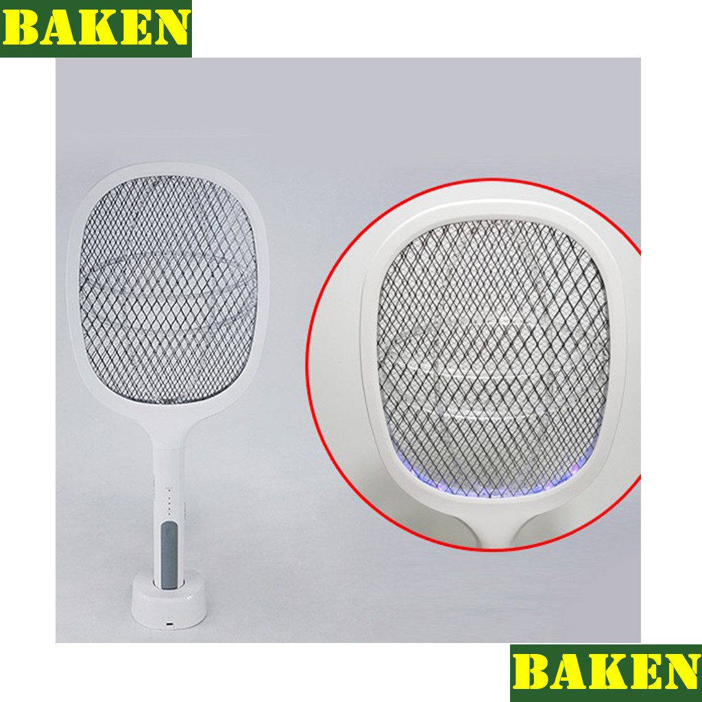 Vợt Muỗi Kiêm Đèn Bắt Muỗi Tích Điện 2 Trong 1 MATIKA MTK-MQ21 - BAKEN