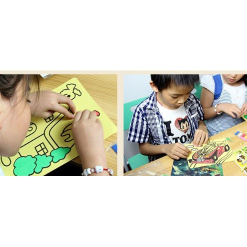 Tranh cát kích thước A6  A7  - siêu rẻ