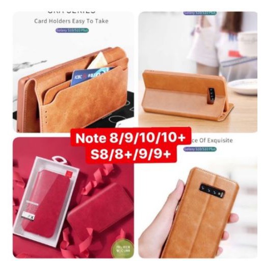 Bao da dạng ví Samsung Note 8/ Note 9/ Note 10/ Note 10 Plus / Note 20 Note 20 Ultra hiệu XUND( Chính Hãng )