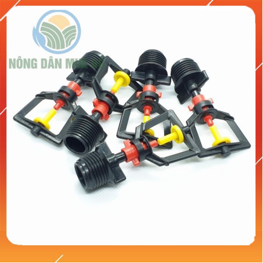 COMBO 10 Béc tưới phun sương chống tắc (bộ ren ngoài 21)