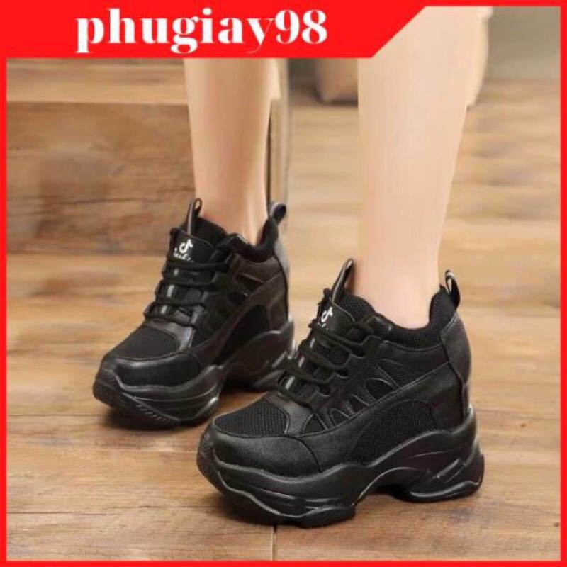 Giầy Thể thao đế độn nâng chiều Cao 10 Cm phong cách siêu nhẹ và êm hàng nhập chuẩn cao cấp (Hàng ORDER) kèm ảnh thật