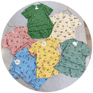[SALE] Bộ Cộc Tay Cho Bé Trai, Bé Gái Minky Mom Vải Thun Lạnh Họa Tiết Mickey In Nhỏ Dễ Thương, Đồ Bộ Trẻ Em MKM2127