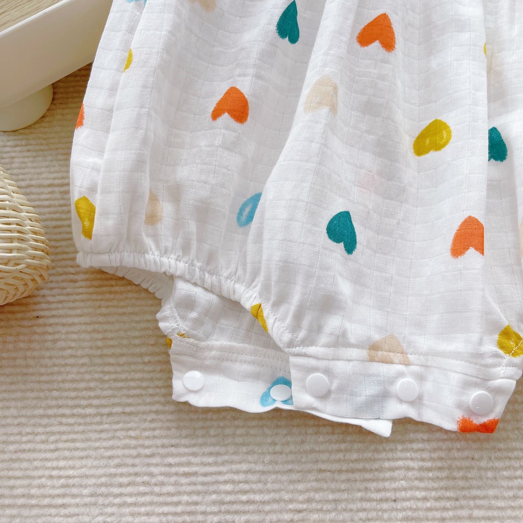 Body tay Jaclang chất liệu xô sợi tre cho bé KM22-BD221 Kakummi