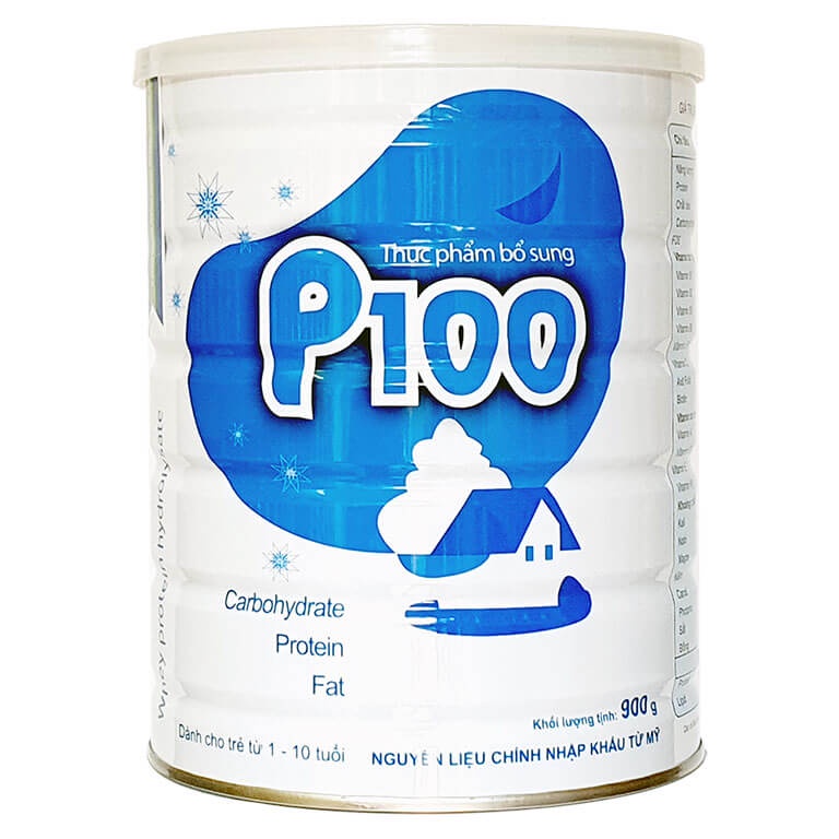 Sữa P100 900g và 400g (cho trẻ biếng ăn từ 1 – 10 tuổi)