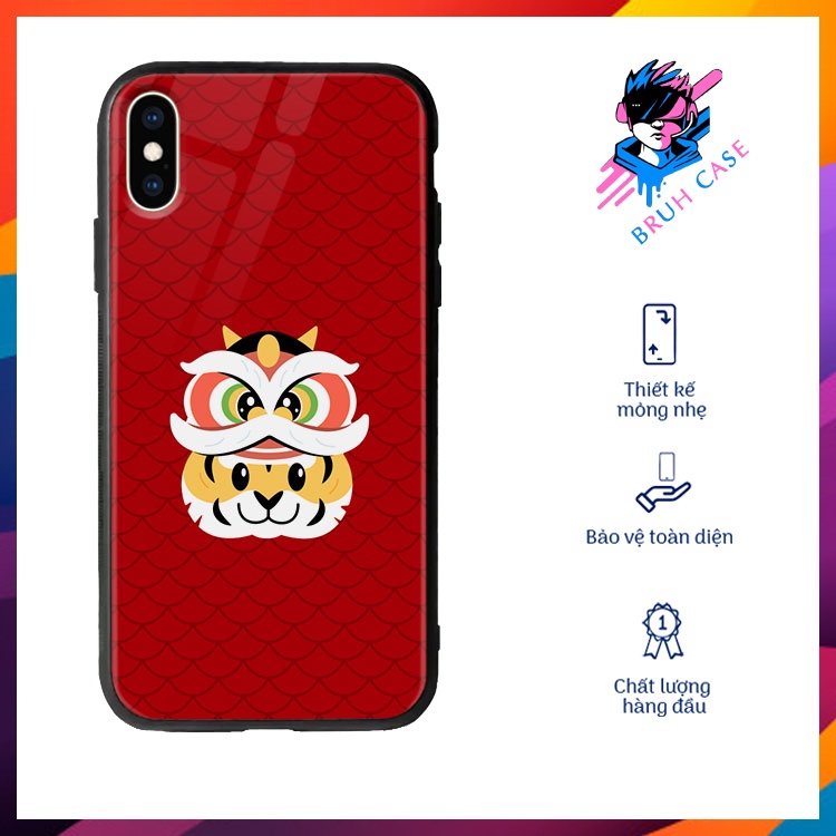 Ốp Lưng Iphone Lộc xuân Hình Unicorn BRUH Cho Iphone 11/12/12Promax/Mini/X/Xs/Xr/Se