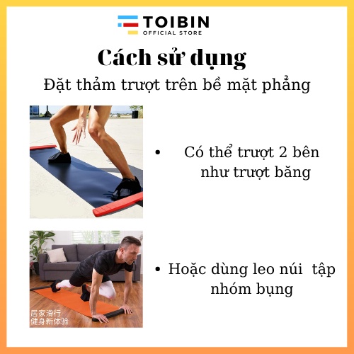 Thảm trượt băng tập thể |Giúp giảm cân nhanh , gia tăng khả năng dẻo dai cơ thể | TOIBINSHOP