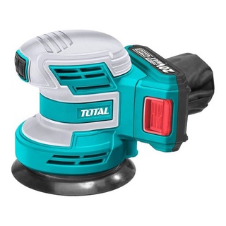 Máy chà nhám tròn dùng pin lithium 20v total trosli2001 đĩa chà 125mm, kèm theo 5 miếng chà nhám